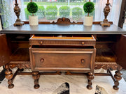 Vintage Jacobean buffet