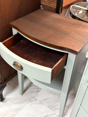 Vintage blue nightstand