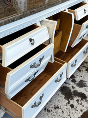 Marble top dresser