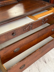 Vintage dresser on casters ￼