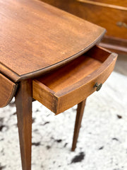 Antique dropleaf side table