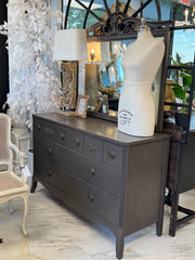 Vintage queen bed w/rails