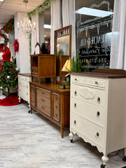 Vintage antique white dresser