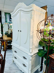 French style 2-pc. armoire