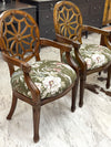 Hepplewhite spider-back chair pair (2)