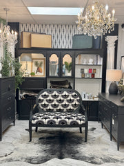 Vintage bench w/new Uphostery