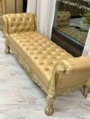 French Provincial rolled-arm bench ￼