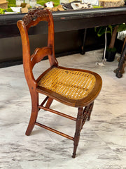 Vintage cane bottom chair ￼