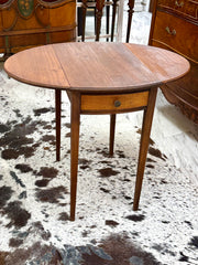 Antique dropleaf side table