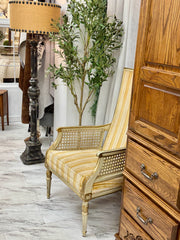 Louis XVI high back arm chair