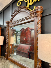 Marble top carved dresser