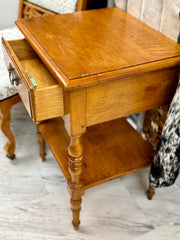 Maple side table