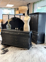 Bombay black dresser