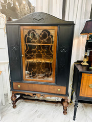 Vintage Jacobean China cabinet