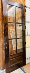 Mahogany exterior door