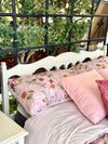 Vintage queen/full headboard w/rails ￼