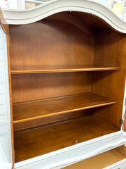 Petite French Provincial China cabinet