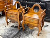 Antique French dressing table pair (2)