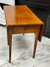 Vintage drop leaf table W/storage