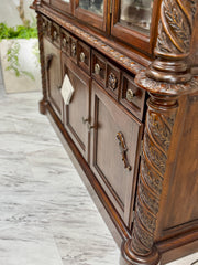 Lighted 2-pc. china cabinet