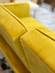 MCM Style yellow sofa