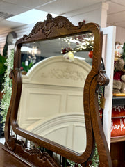 Vintage tiger wood buffet/sideboard/dresser