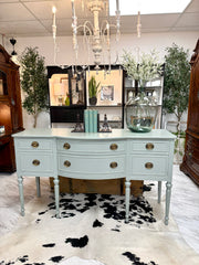 Vintage bowfront buffet/sideboard