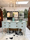 Vintage bowfront buffet/sideboard