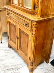 Primitive style china Cabinet