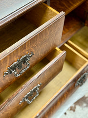 Vintage tiger wood buffet/sideboard/dresser