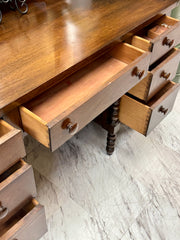 Vintage spindle vanity