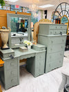 Vintage vanity and chest on chest