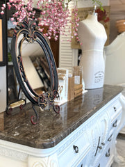 Marble top dresser