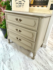 French Provincial 3-drawer chest