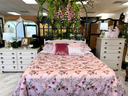 Vintage queen/full headboard w/rails ￼