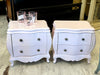 Vintage Provincial nightstand pair (2)