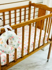 Vintage bassinet on casters w/mattress