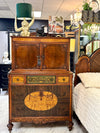 Antique chest of drawers on casters