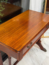 Antique mahogany console table/desk