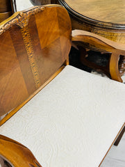 Antique French vanity & stool