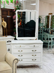 French Provincial dresser w/mirror