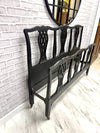 French Provincial full bed w/rails