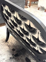 Vintage bench w/new Uphostery