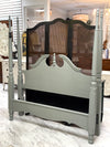Queen/full four-poster bed w/rails