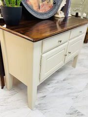 Vintage buffet w/stained top