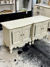 Pair of French Provincial nightstands (2)￼