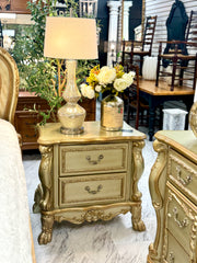 French Provincial nightstand pair (2)￼