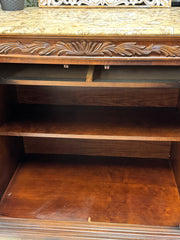 Marble-top Credenza