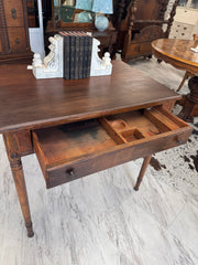 Antique desk/sidetable w/drawer