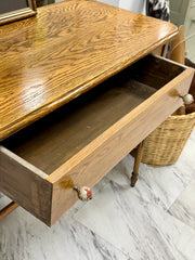 Vintage oak desk